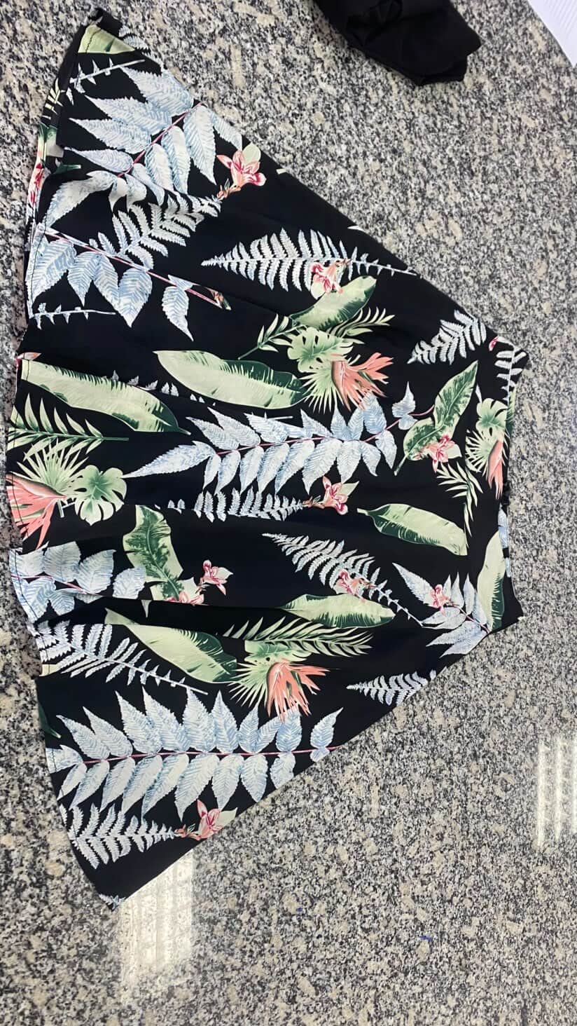 saia estampada